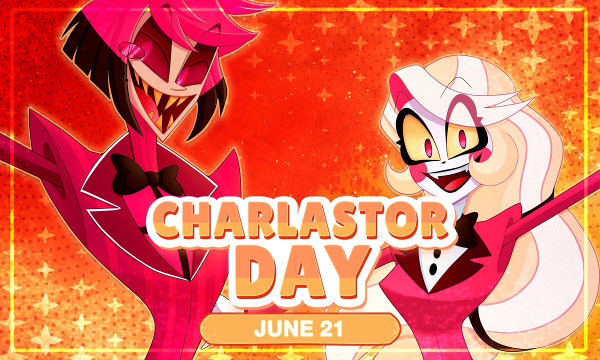 ˗ˏˋ🌈Hey #Radiobelle Shippers! #Charlastor day is back!🦌ˎˊ˗

Join us sharing your artworks (fanart, fanfiction, edits, videos, etc.) to celebrate on 〓June 21〓 with the following tags: #CharlastorDay #CharlastorDay2023 

Let's spread love for our #MusicalShipping!💛❤️