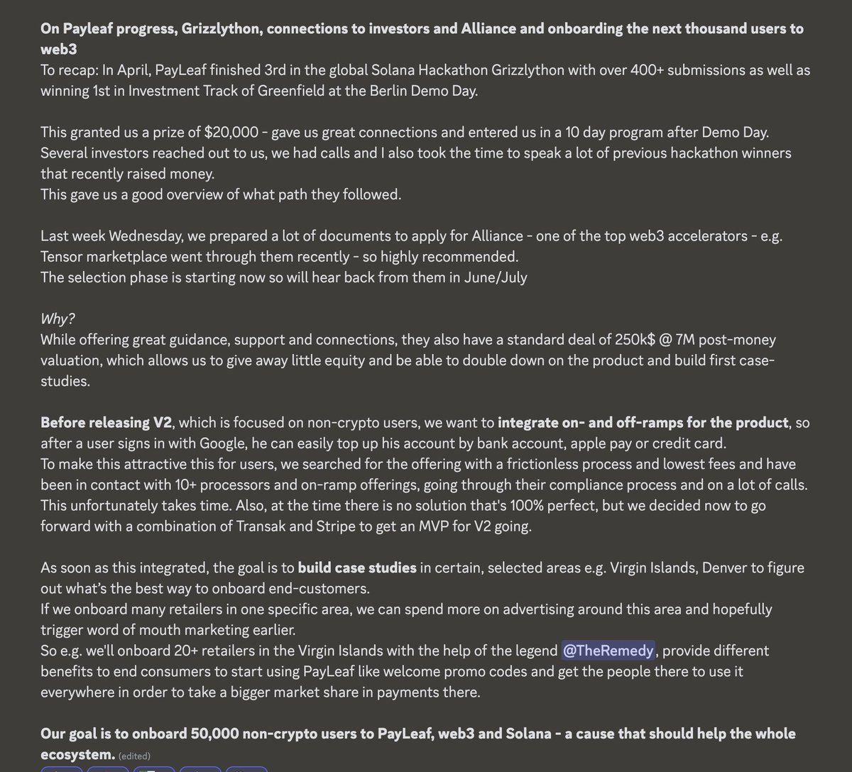 pfo_sac's tweet photo. PayLeaf will onboard 50,000 users to Solana this year.

Manifesting it. Soon you won't be able to ignore @StonedApeCrew in this space. https://t.co/X5tCG1ztvZ