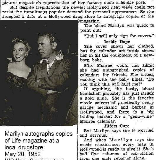 Clubpassionmar2's tweet photo. #Marilyn #marilynmonroe #ClubPassionMarilyn #gerryfitzgerald #lifemagazine #owldrugstore https://t.co/AUeaePSWCW