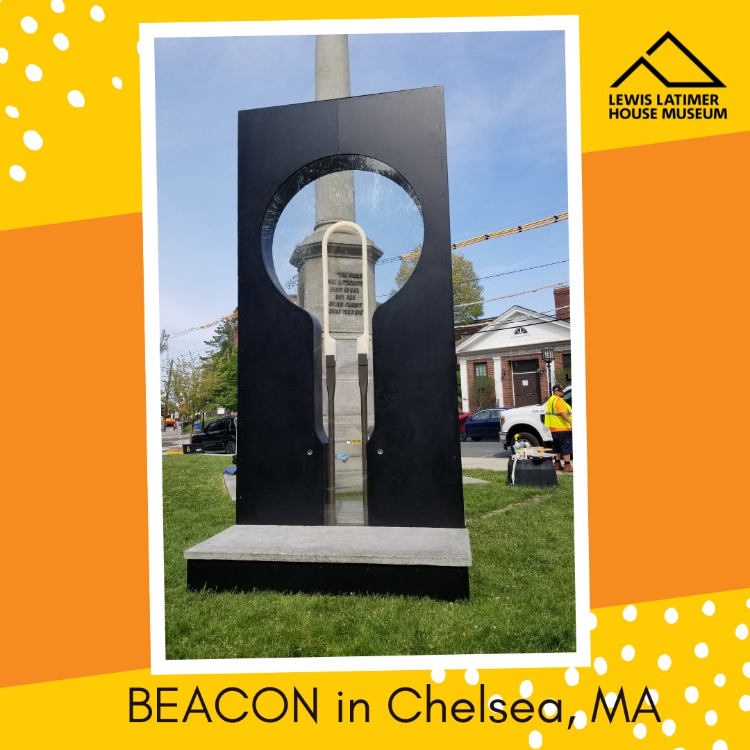 Lewis Latimer House (@latimerhouse) on Twitter photo BEACON, an interactive sculpture by <a href="/ShervoneNeckles/">Shervone Neckles</a>, in partnership with <a href="/BeamCenterNYC/">Beam Center</a>, presented by LLHM, has found a new home in Lewis Latimer's hometown of Chelsea. BEACON is inspired by Latimer's patent drawings & will be on view until October with a ribbon-cutting on 6/10. BEACON, an interactive sculpture by <a href="/ShervoneNeckles/">Shervone Neckles</a>, in partnership with <a href="/BeamCenterNYC/">Beam Center</a>, presented by LLHM, has found a new home in Lewis Latimer's hometown of Chelsea. BEACON is inspired by Latimer's patent drawings & will be on view until October with a ribbon-cutting on 6/10.