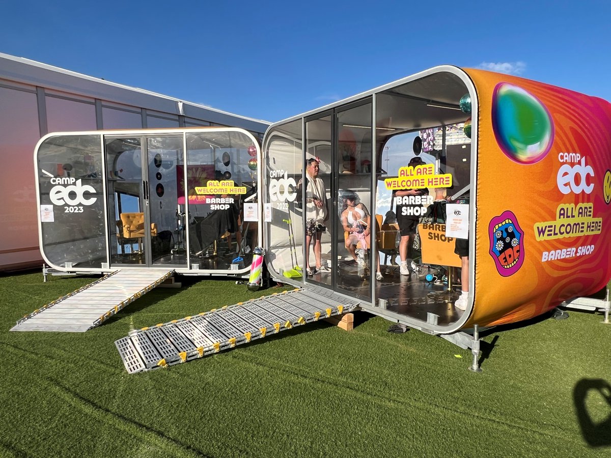 Event Architecture on Twitter "Insomniac wanted a small, fully enclosed, branded, climate