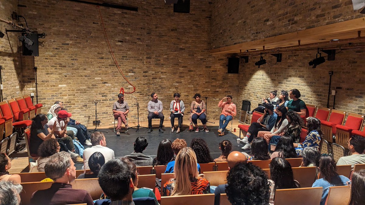 Nova today at <a href="/TaraTheatre/">Tara Theatre</a> was again an inspired way of sharing new work. Three colossal themes treated three different ways. Looking forward to writing this one <a href="/Theatrefullstop/">Theatre Full Stop</a>