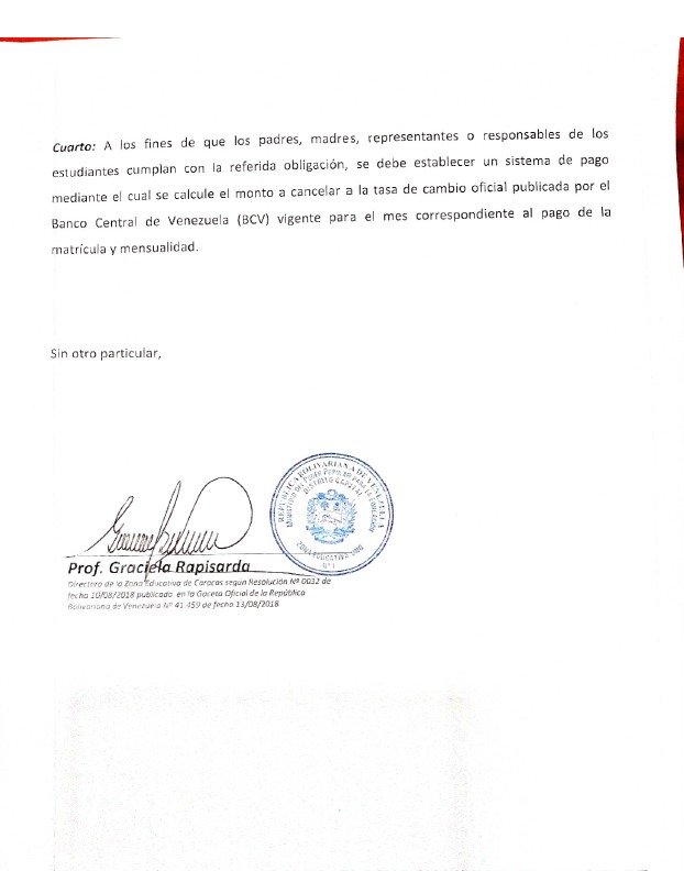 jesm02's tweet photo. @gracielamarilis muy linda le quedó la comunicación dónde viola la constitución de Venezuela debería se esto visto por las autoridades. Cómo permitir que un colegio privado haga esto con su permiso. Son 1200 alumnos serian para el colegio 260.000$ usted cree que esto es https://t.co/CiiP8EzL7u