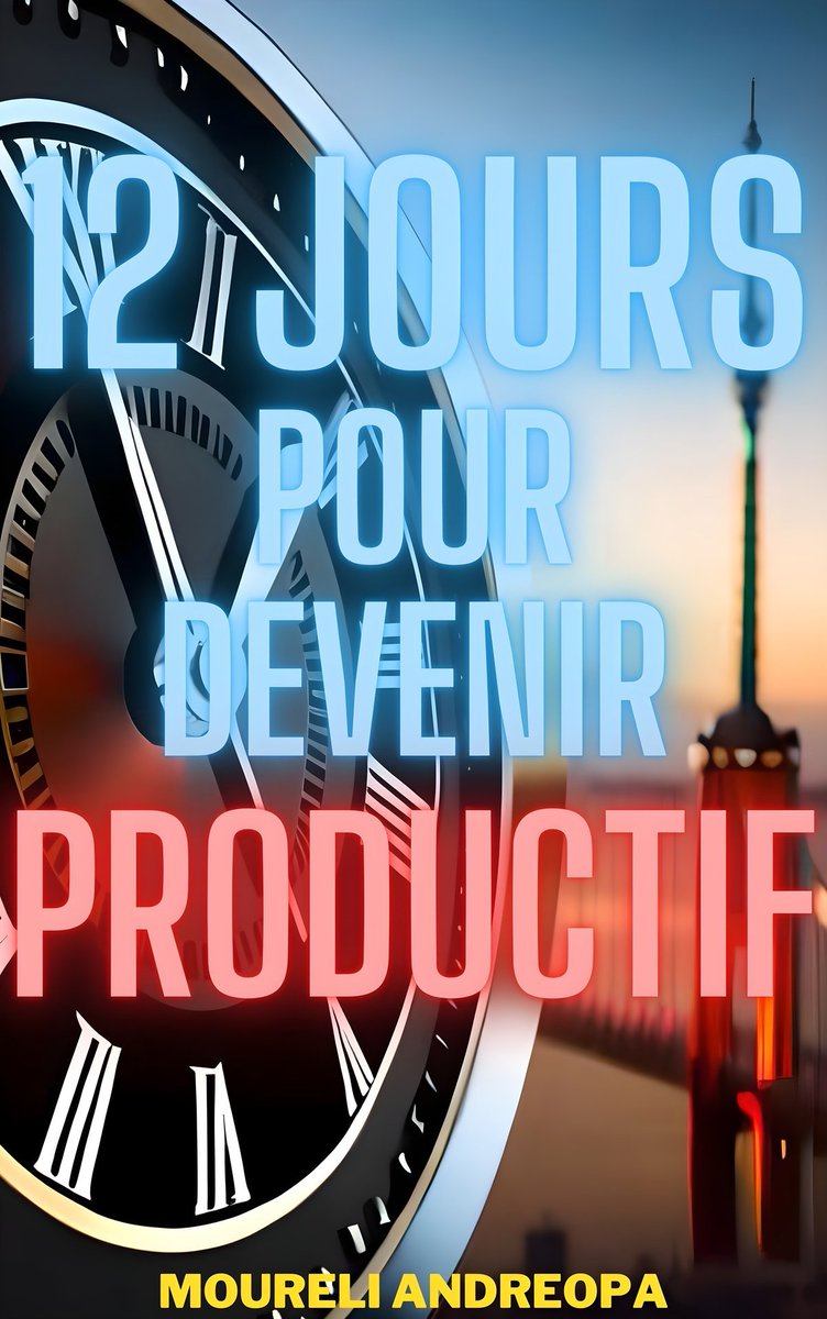 MoureliAndreopa's tweet photo. Les secrets de la productivité dévoilés à travers une histoire inspirante : https://t.co/BFrzWYgrIj
Le livre est disponible sur amazon et à seulement 3€ jusqu'au 23 mai pour fêter son lancement ! https://t.co/zIUYo1jb77
#productivité #yomidenzel #mindset #blog #écriture https://t.co/vdUuzNnXk1