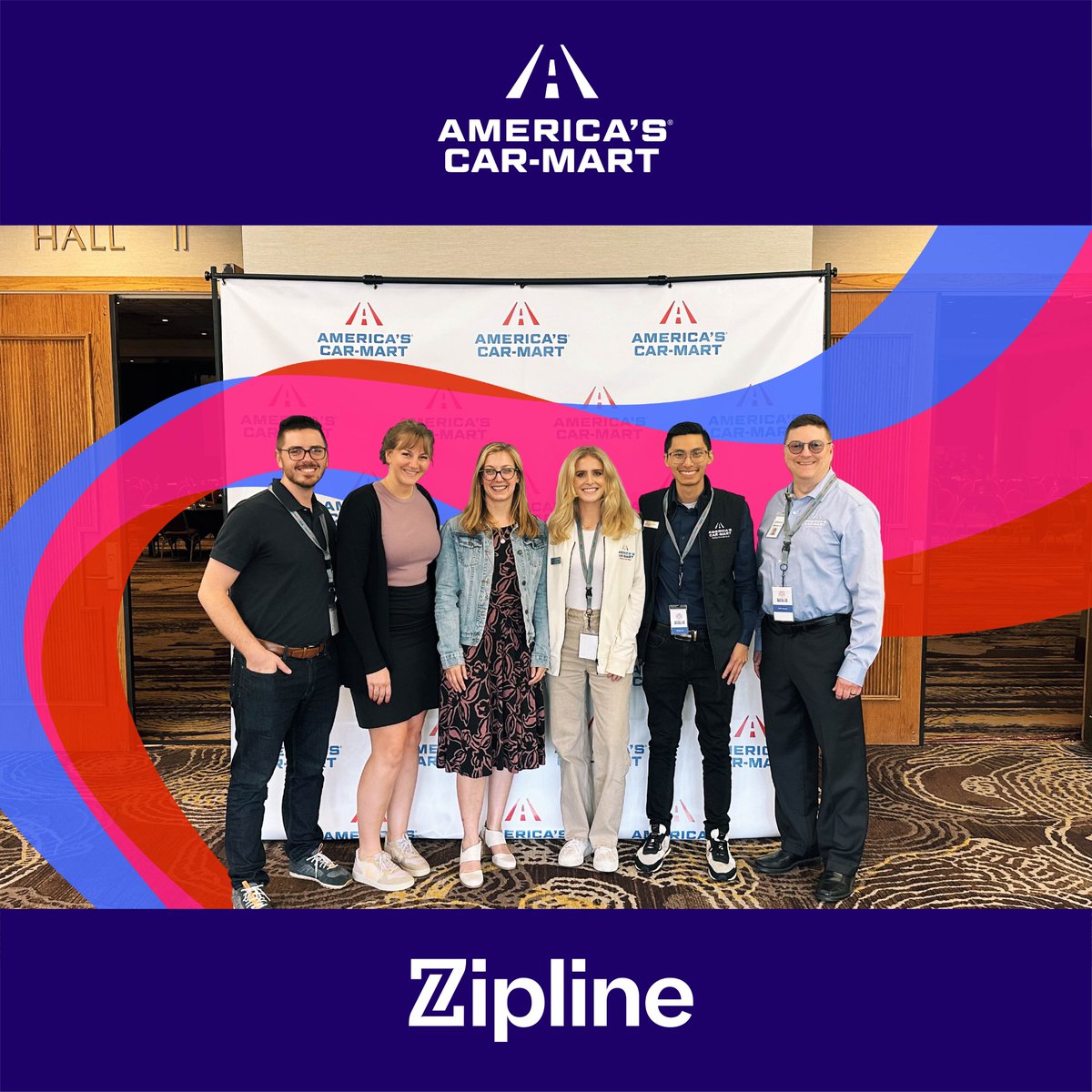 We joined <a href="/AmericasCarMart/">America's Car-Mart</a> for the Annual Conference and connected with GMs about streamlining communications, engaging associates, and centralizing resources!
When you join the Zipline family, you get more than just a product... You get a partner!
bit.ly/ZiplinexACM
