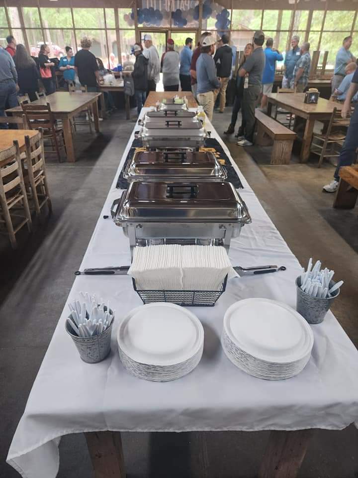 Had a great time catering for Palmetto Propane employee appreciation day today. Everyone said the food was great and the banana pudding is to die for. Thanks Palmetto Propane for choosing us to take care of this special day for yall. @Gamecock_Eats <a href="/GamecockBourbon/">Gamecock Bourbon Society</a>