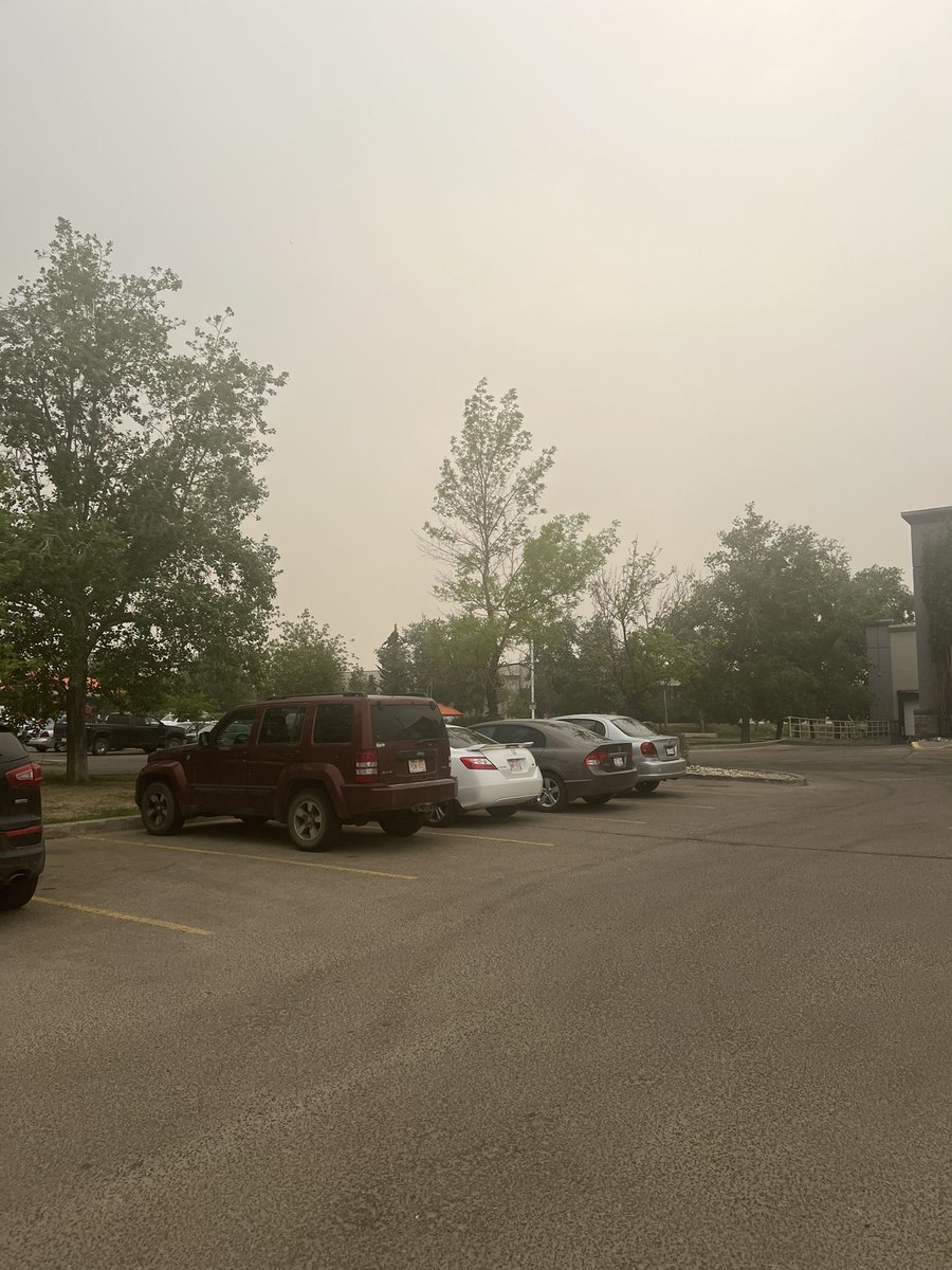 shellhun44166's tweet image. The smoke here is crazy it’s hot and Smokey can’t go out in this much , I’m doing errands but Ty has to stay inside .. #albertafires #stinks