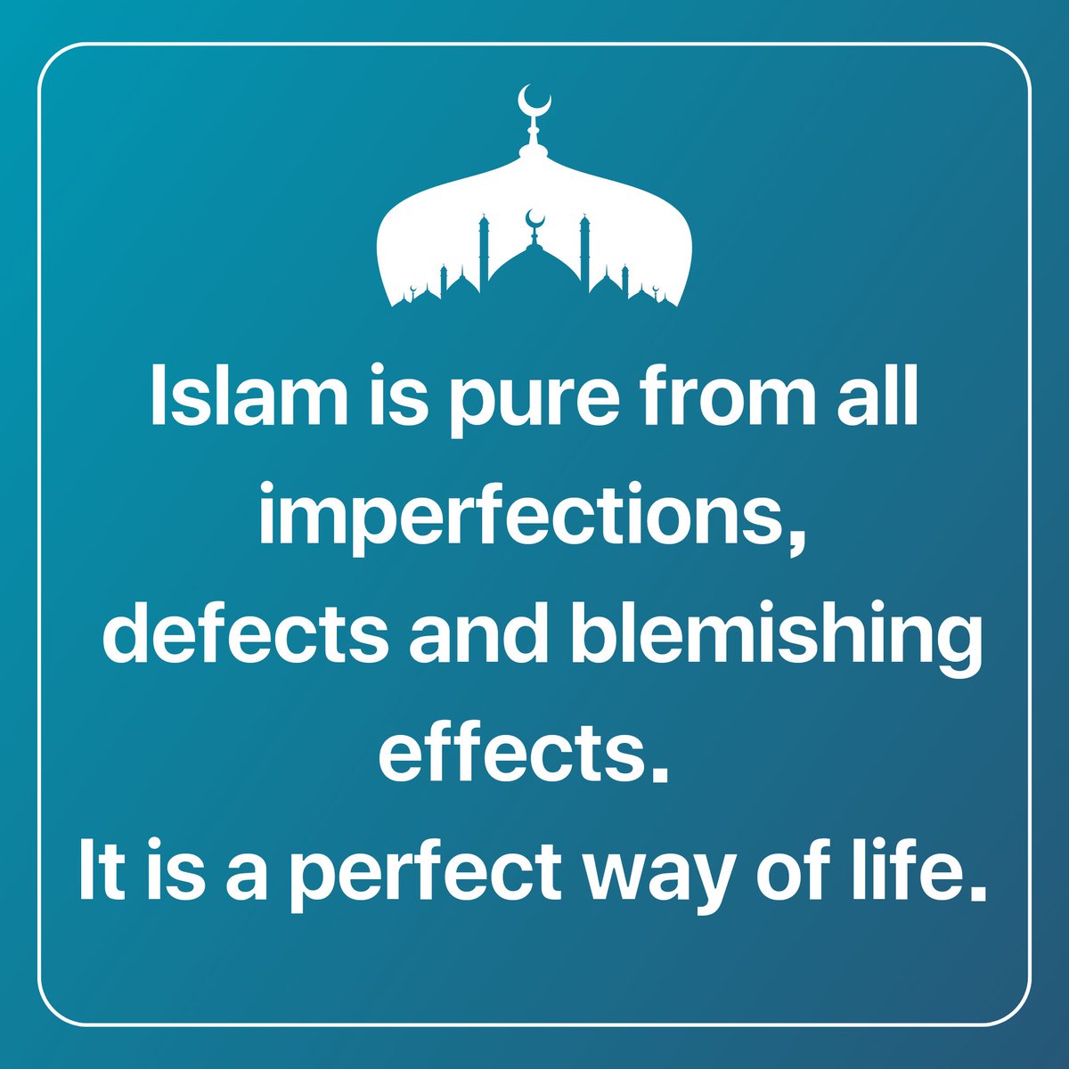 1hea_ven's tweet photo. ✅ Islam is pure from all imperfections, defects and blemishing effects. It is a perfect way of life.
.
.
.
#Murice #only90 #Annie #azwhu #Crypto #YoungFamousAndAfrican #DominosPizzaParty #XboxFreeCodeFriday https://t.co/IzO0dMLjMI