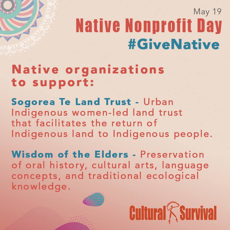 CSORG's tweet image. Support Native-led organizations working hard to improve health, well-being, and livelihoods and upholding the rights of Native American communities across the Indian country. #NativeNonprofitDay #GiveNative #SupportNativeLed #AmplifyingIndigenousVoices