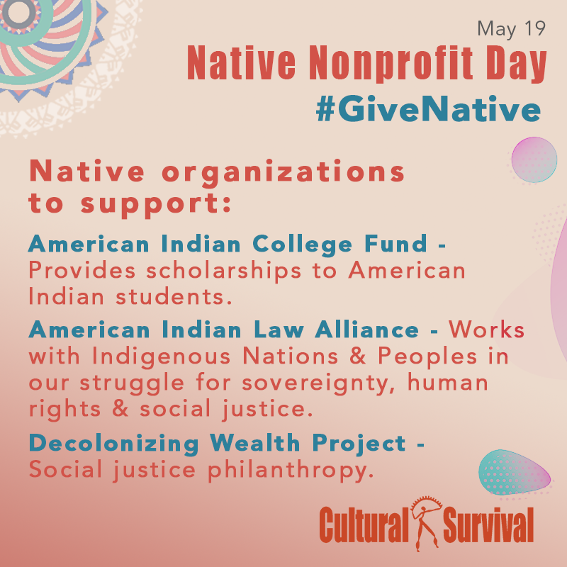 CSORG's tweet image. Support Native-led organizations working hard to improve health, well-being, and livelihoods and upholding the rights of Native American communities across the Indian country. #NativeNonprofitDay #GiveNative #SupportNativeLed #AmplifyingIndigenousVoices