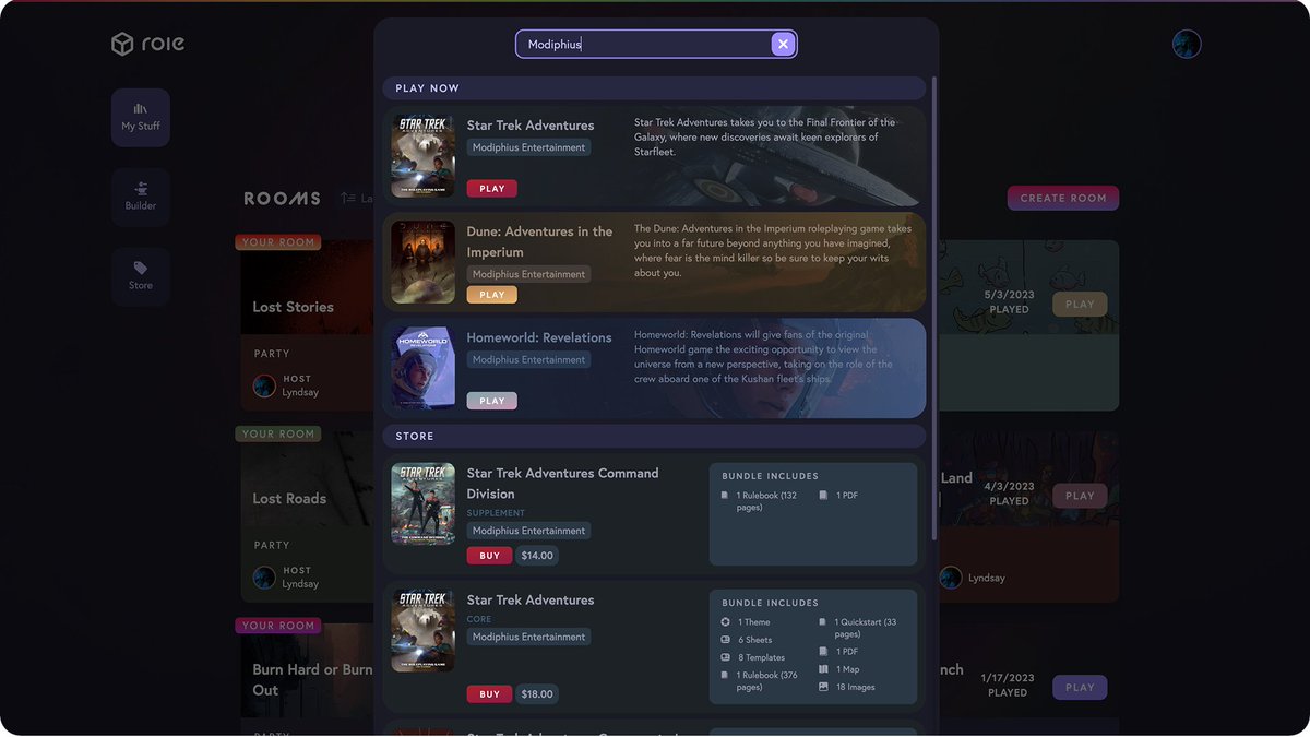 Advanced Search!

We’ve overhauled game &amp; content discovery with our new advanced search! You can now quickly get to any game, template, and room through one universal search. This is just the beginning of our new smart search – so stay tuned!