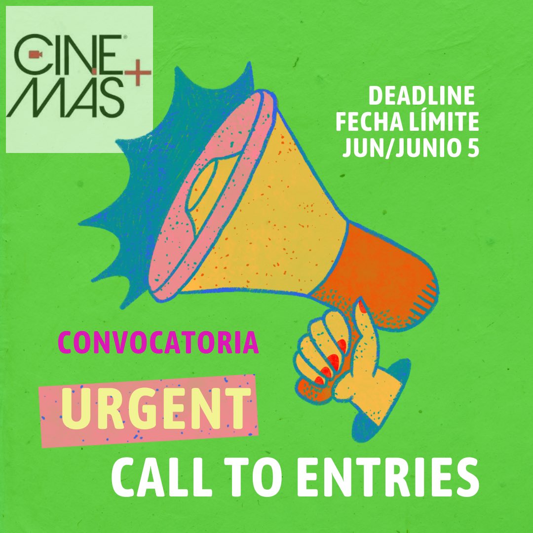sfcine's tweet photo. Call for entries deadline approaching. Submit your #film. La convocatoria sigue abierta, postula tu proyecto. https://t.co/tBHqvSLIMd #latinofilm #cinelatino #RepresentationMatters https://t.co/usWJhQvzJF