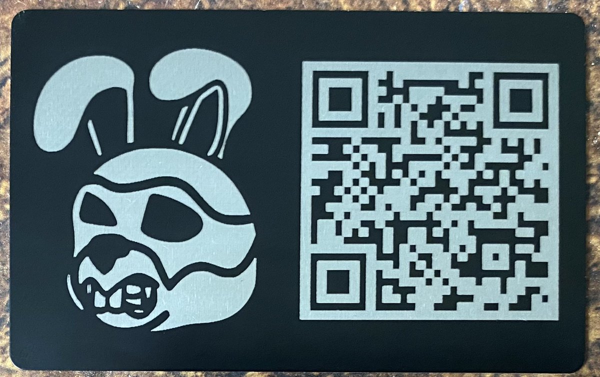 Mail call!!
Officially a card carrying <a href="/BTFDRabbits/">BTFDRabbits 🥕</a> thanks to <a href="/ThirstyCustoms/">Thirsty Customs</a>  Well worth the wait for this super dope laser engraved card. LFG!!!
#BoredRabbit
#BTFDRabbits
#BTFDCro
🫡🐰