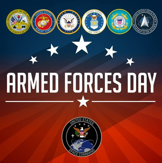 US_SpaceCom's tweet image. Happy #ArmedForcesDay to all the joint warfighters who ensure there is #NeverADayWithoutSpace.