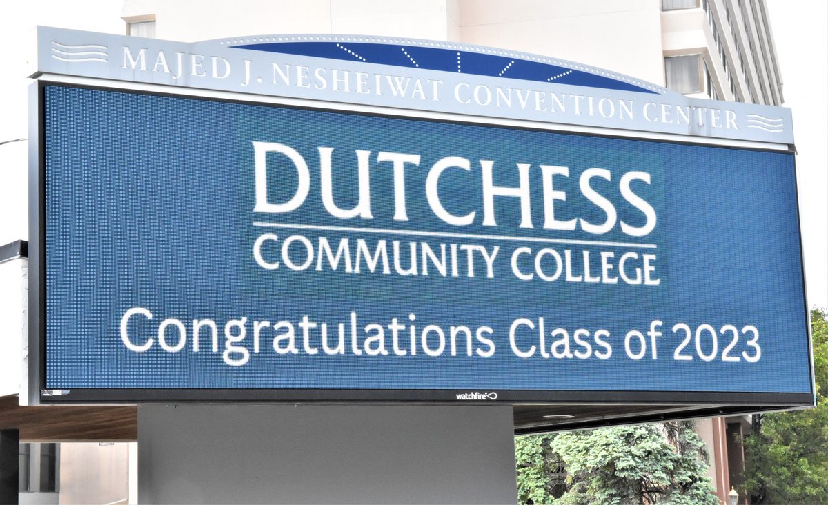 .@SUNY_Dutchess invited County Executive William F.X. O'Neil to offer remarks at today's Commencement. We congratulate all of today's graduates, including those who completed the 2-year Think Ahead program, an extension of the County's #ThinkDIFFERENTLY initiative!