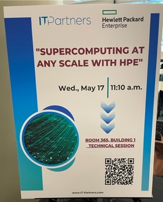 IT_Partners_'s tweet photo. It was a pleasure co-presenting with Bill Mannel from @HPE at the RMACC HPC Symposium 2023 at ASU SkySong!

#HPE #ITPartners #HPC https://t.co/y3ReSyqHSl