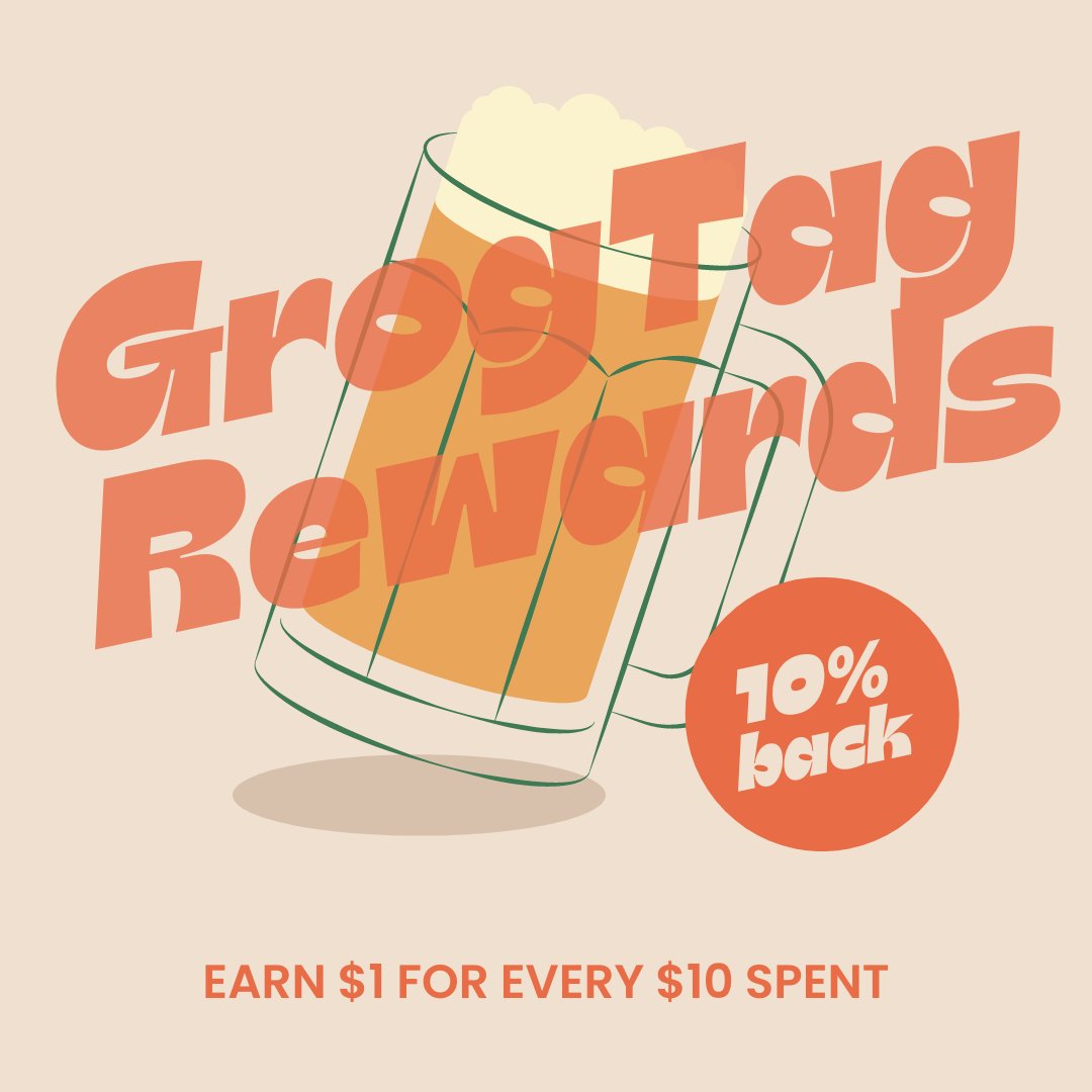The GrogTag Rewards Program offers a great way to receive free GrogTag merchandise. Check out our blog post on our rewards program, and find out how you can earn free GrogTag labels, coasters, metal signs, and more!

grogtag.com/blog/454/the-g…