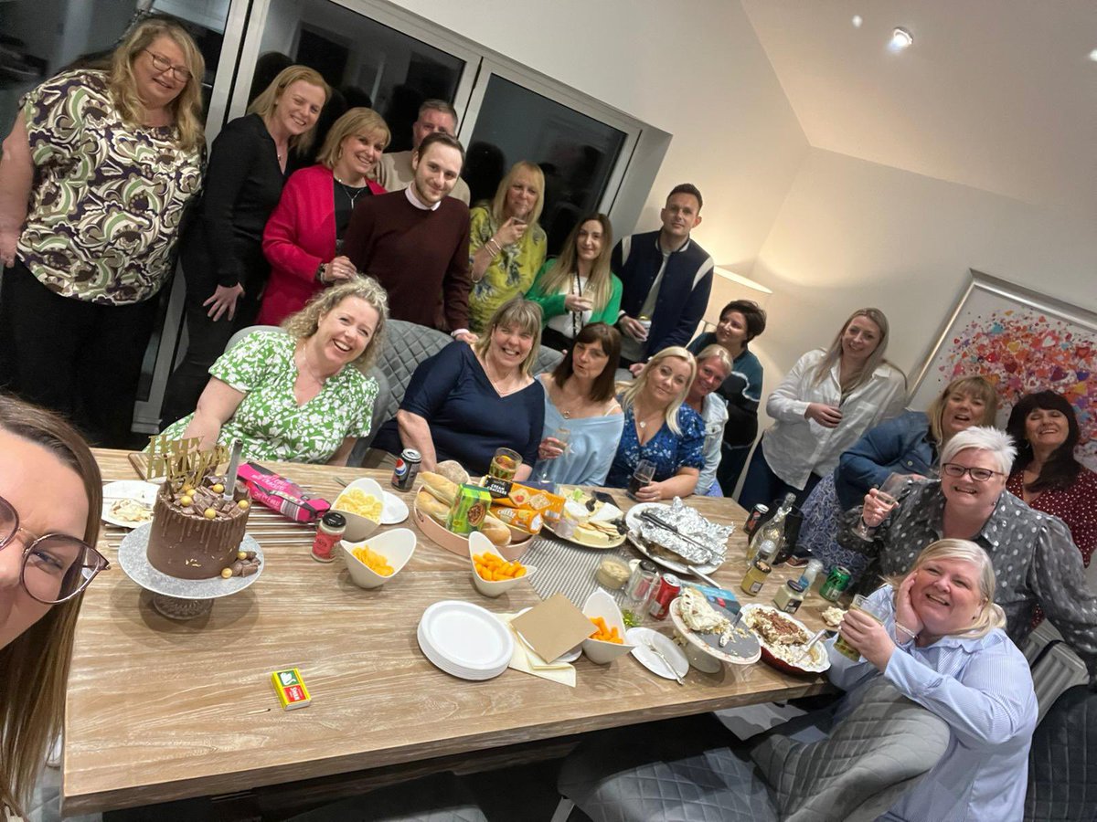 Just absolutely humbled and amazed that my #NHS buddies celebrated my birthday tonight with a surprise birthday bash! So humbled and overwhelmed 💙🍾😘