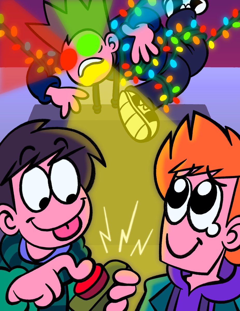 Daily Eddmatt on X: On 6/18/21 the official Eddsworld account posted this  drawing which shows Matt carrying Edd,and Tom carrying Matt,but it also  shows Matt smiling at Edd while he holds a