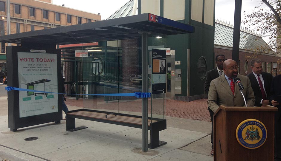 Septa's bus shelter vs LADOT sad non-existent shelter