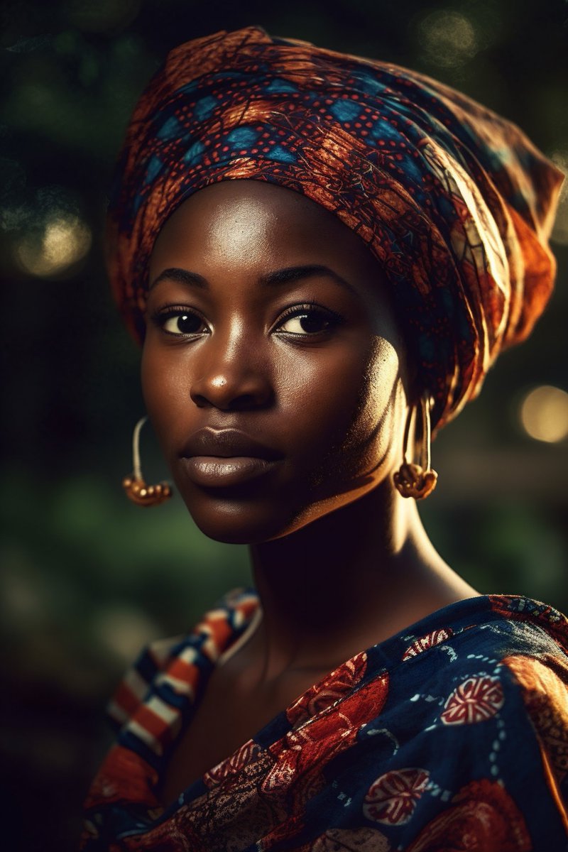 ActionLoft's tweet image. Togo: Togolese women&apos;s beauty is complemented by their traditional &apos;boubou&apos; dress, featuring bright colors and bold patterns that reflect the country&apos;s rich cultural heritage and traditions. #TogoFacts #FaceStructure #CulturalClothing #ChatGPT #AI