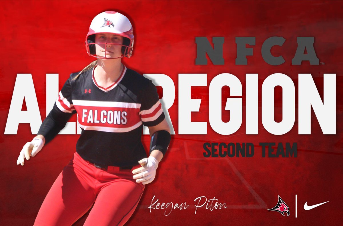 Keegan Piton has finished her collegiate career being named Second Team NFCA All-Region 🥎 #Team40 | #WeSoar