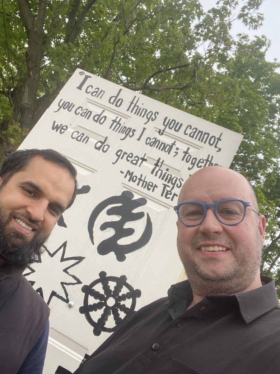 Great spending time with my brother Saboor. So many important conversations today. Thankful to God for interfaith relationships.