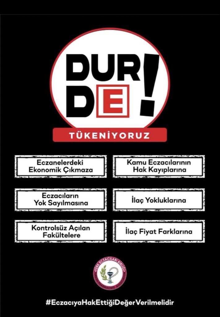 #eczacınınhakkınıver