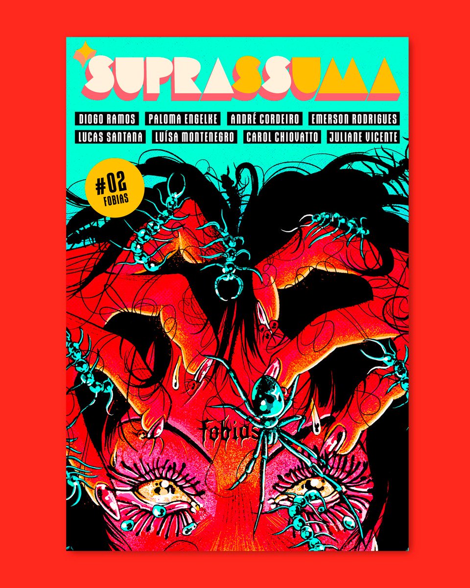 #Suprassuma é a minha revista de ficção especulativa, digital e colaborativa. Nessa 2ª edição, 8 autores nacionais contam histórias inéditas sobre o tema FOBIAS (capa por <a href="/amandamirand_/">Amanda Miranda</a>)! ✨

Não se esqueçam de conferir os contos e deixar as suas avaliações na Amazon! 😉