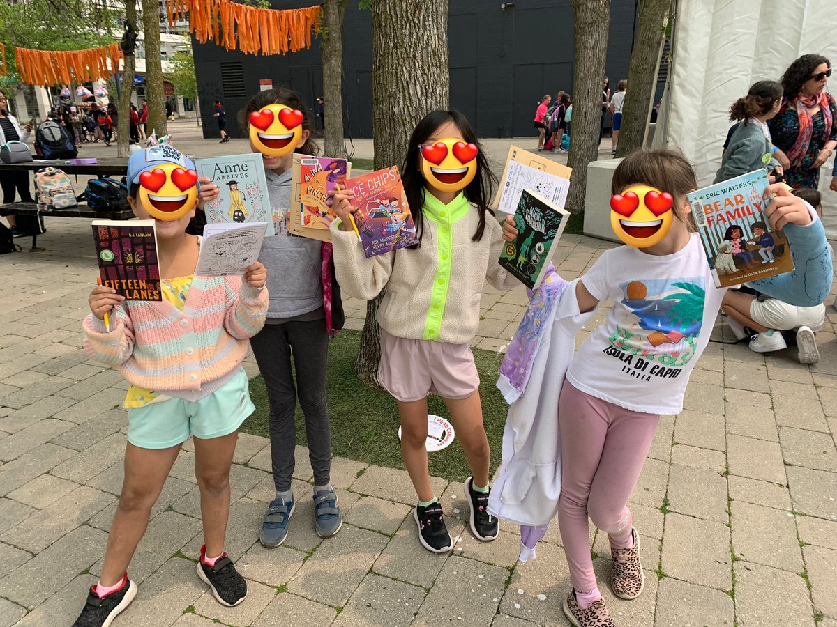 Our Silver Birch Express Club members were thrilled to participate in the #FestivalofTrees at Harbourfront. It meant so much to celebrate books with like-minded readers! Thank you, <a href="/ONLibraryAssoc/">OLA</a> for the culmination of a fantastic program #ForestofReading <a href="/NorsemanTweet/">Norseman JMS</a>