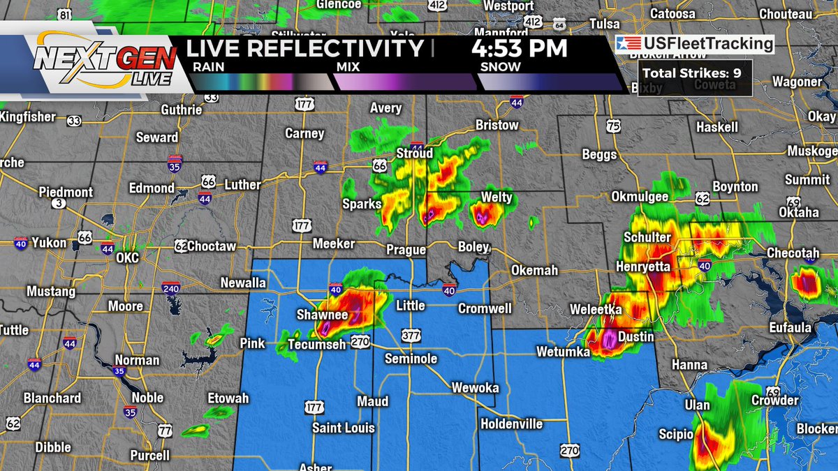 Lacey Swope on Twitter "The severe weather threat is quickly sliding to the east as the cold