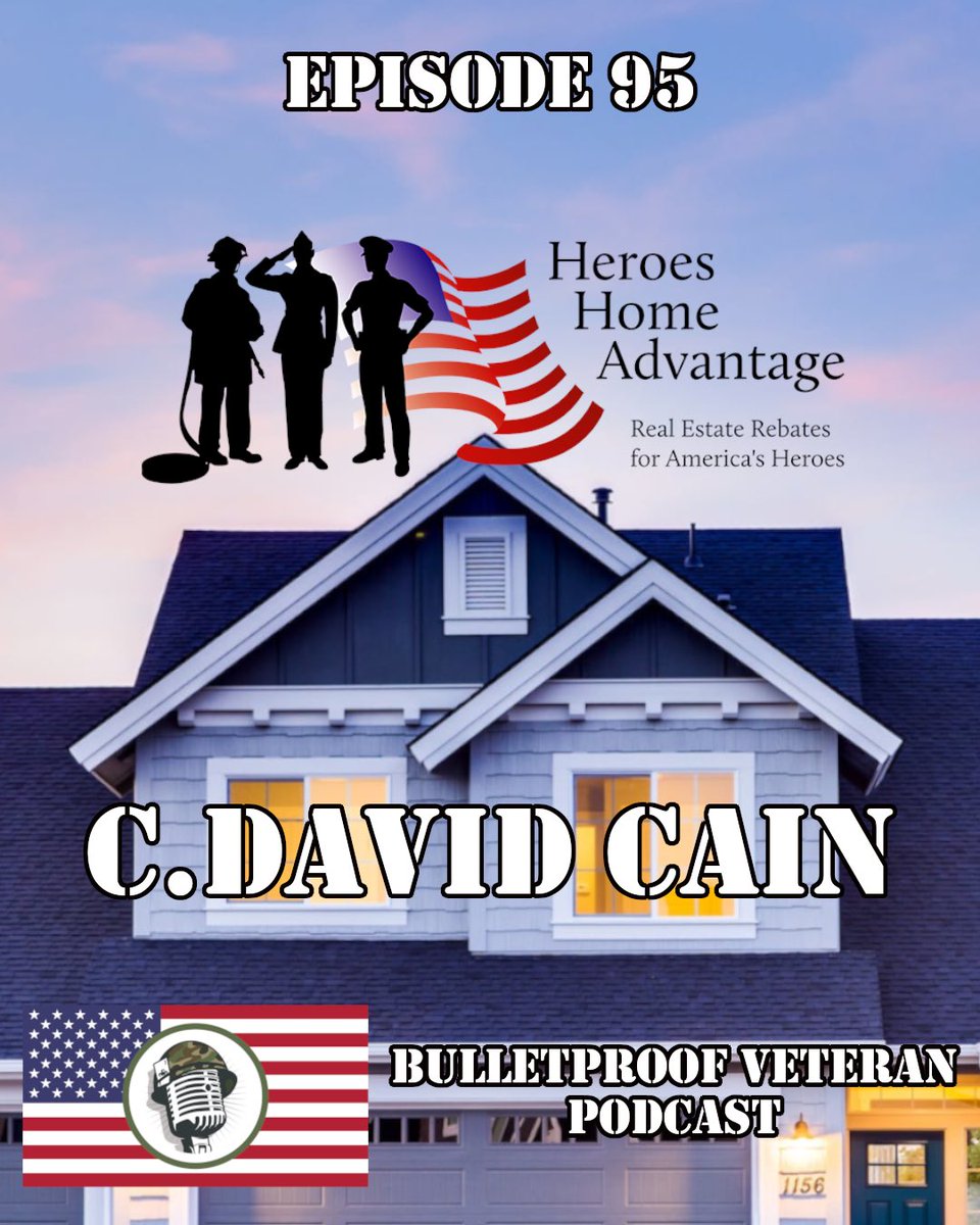 Bulletproof_Vet's tweet photo. New episode is live 
#home #househunting #vahomeloan #buying #housebuying #realestate #realtor #family #givingback #military #veteran #army #airforce #navy #marines #spaceforce #coastguard https://t.co/d1CWTFsp0X