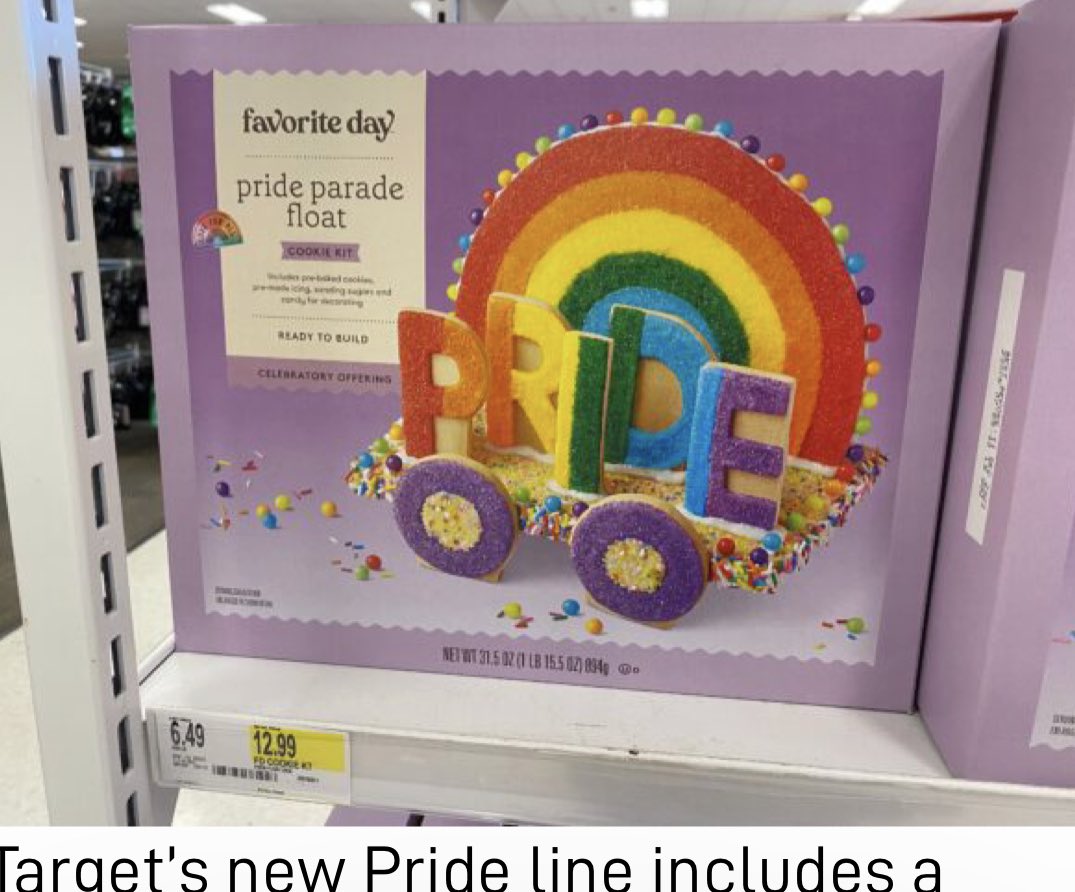 Barbara1777's tweet photo. @Target Target: Is this your ‘early Halloween’ line? Pretty scary to me!
‘Ask About My Pronouns’. Really???
My pronoun is
MAGA FOREVER.
And Target will end up just like Bud Light.
You go Woke,
You know what’s next.
#canceltarget #Targetgroomers #WokeTarget https://t.co/3VaV90K7Cu