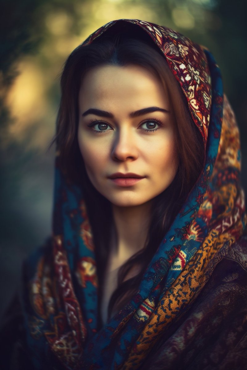 ActionLoft's tweet image. Tajikistan: Tajik women&apos;s beauty is complemented by their traditional &apos;Atlas&apos; dress, made from silk fabric with intricate embroidery and vibrant colors that reflect the country&apos;s rich cultural heritage and traditions. #TajikistanFacts #FaceStructure #CulturalClothing #AIGenerated