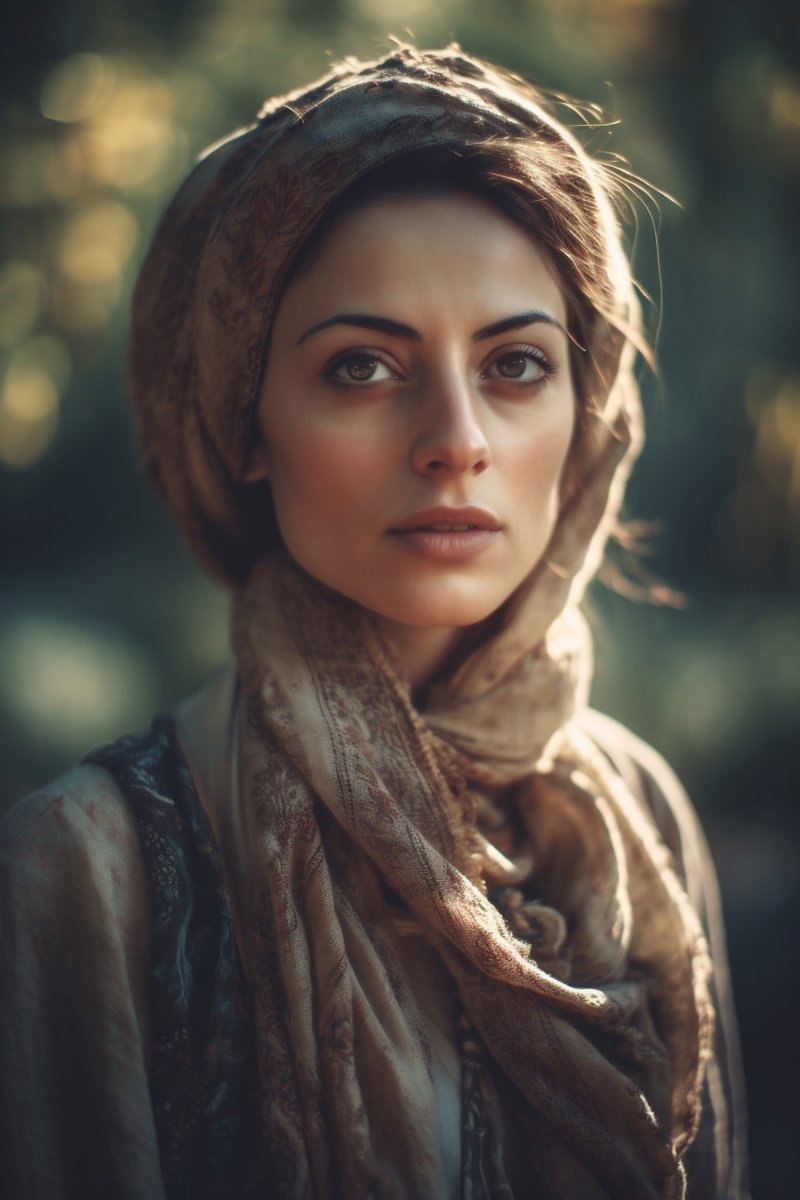 ActionLoft's tweet image. Syria: Syrian women&apos;s beauty is complemented by their traditional &apos;jilbab&apos; dress, a long, flowing garment made from lightweight fabrics that showcase the country&apos;s diverse cultural influences and traditions. #SyriaFacts #FaceStructure #CulturalClothing #midjourneyart #AI