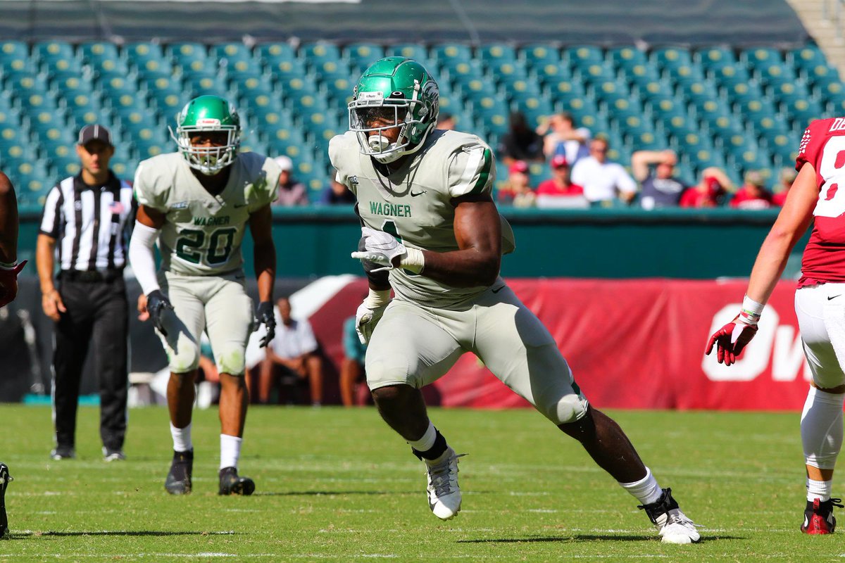 After a great call with <a href="/Coach_Getch/">CoachGetch</a> i’m excited to announce that I have received my first Division 1 offer from <a href="/Wagner_Football/">Wagner College Football</a>!!