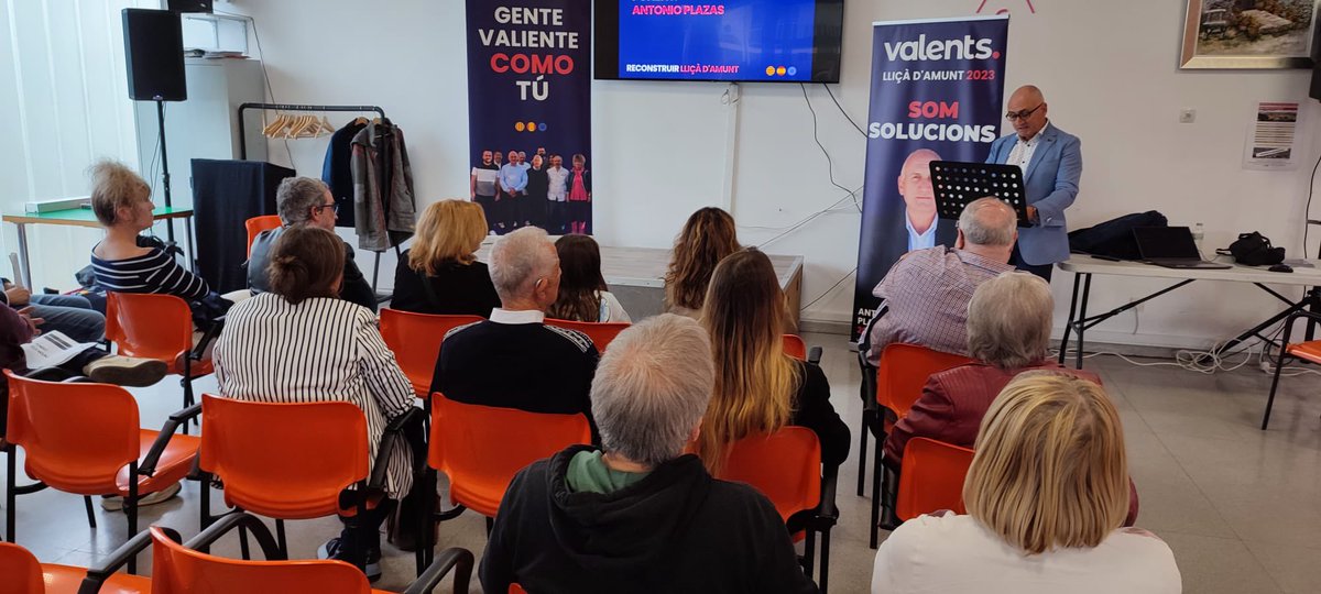 Hoy hemos presentado nuestra candidatura y nuestro programa electoral, reconstruir Lliçà D' Amunt, es uno de nuestros objetivos.