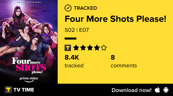 #fourmoreshotsplease ME ALIENEI ASSISTINDO S02 | E07 of Four More Shots Please!! #fourmoreshotsplease  tvtime.com/r/2OYcB #tvtime