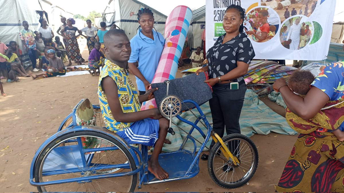 fjdpnigeria's tweet photo. In continuation with the distribution of CRIs to the IDPs, FJDP with funds from Aid to the Church in Need today were at the IDP Daudu camp 3 in Guma LGA, Benue state.
A total of 250 HHs were reached with mats and blankets
Many thanks to Aid to the Church in Need
#ThisIsFjdp https://t.co/SUlZnYXLVr