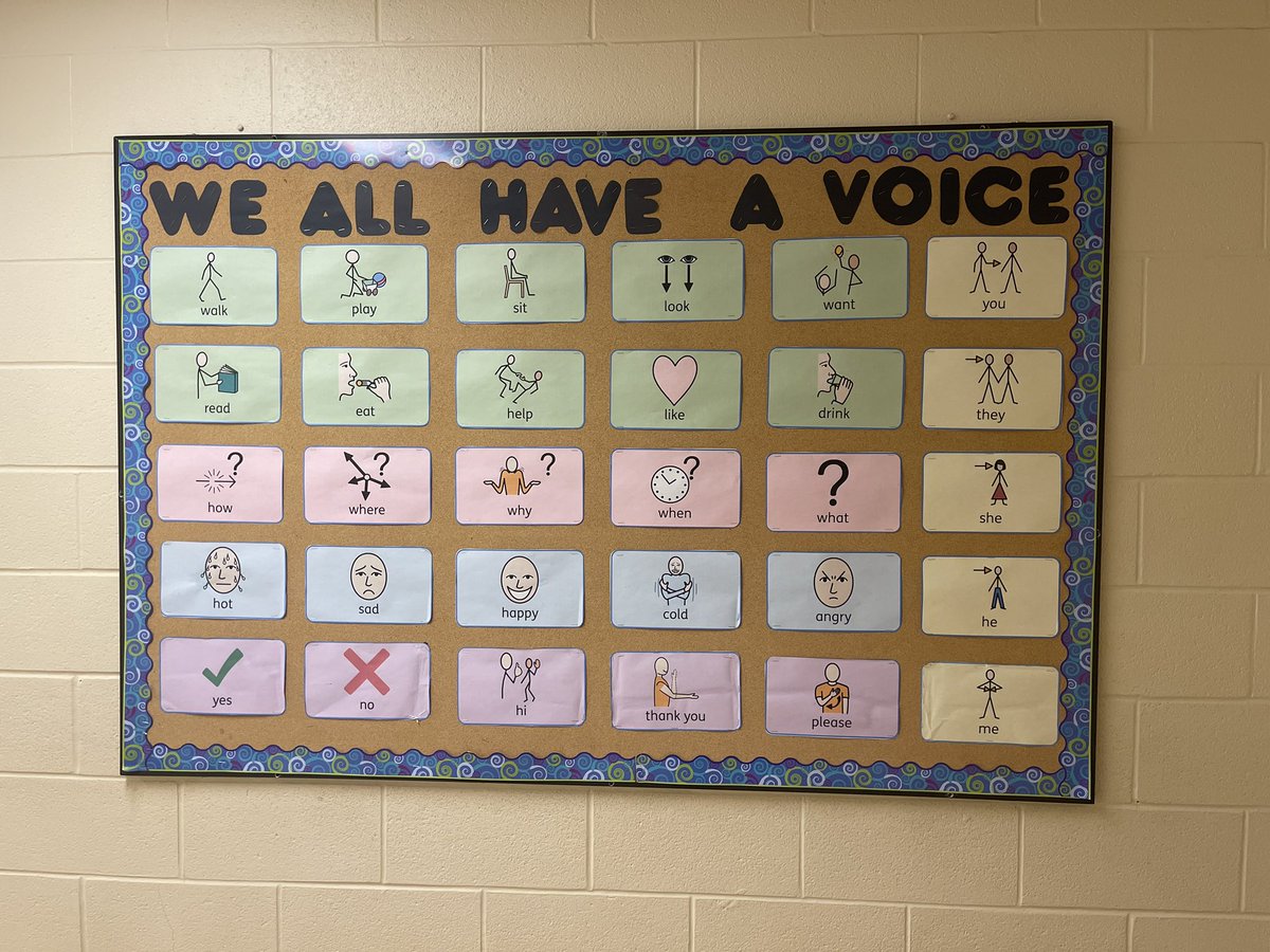 Ms_L_Taylor's tweet photo. Loved seeing this bulletin board @CMS_ycdsb  today, recognizing we ALL have a voice! @YCDSB @SSD_YCDSB https://t.co/h9lFCvC3UY