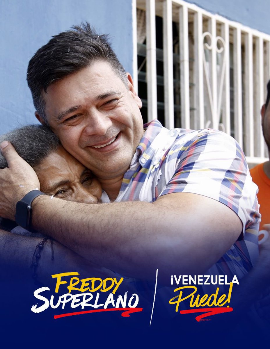 Mi respaldo y el de todos nuestros equipos en el mundo 🌎 para <a href="/freddysuperlano/">Freddy Superlano</a> por su compromiso con los venezolanos dentro y fuera de nuestra tierra, porque la libertad y la reconstrucción nos requiere a todos! 🇻🇪
¡Si Barinas pudo, ¡Venezuela puede!