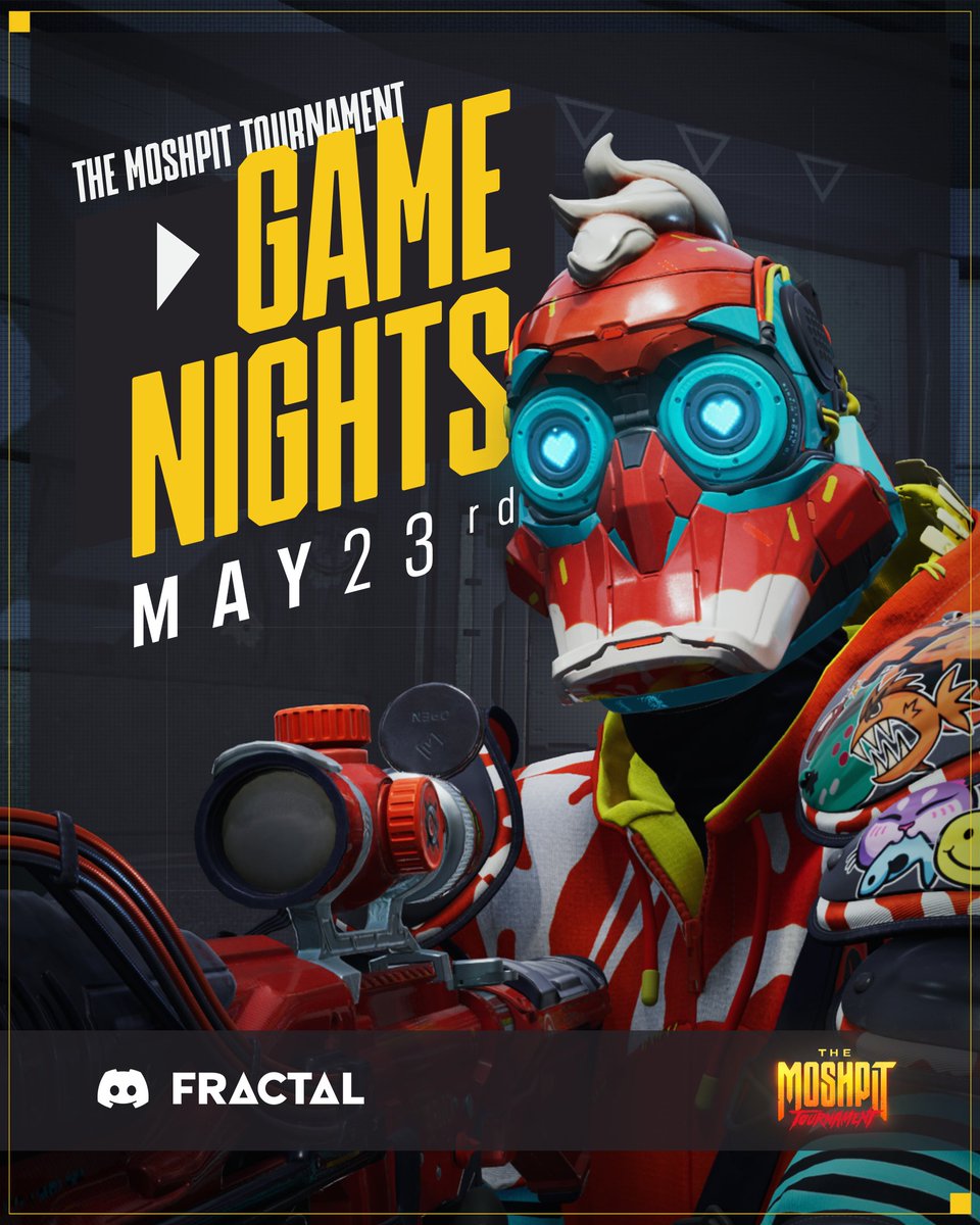 themoshpitgame's tweet photo. 💥The Moshpit Game Nights have arrived at @fractalwagmi!

Snooze the snore-fest &amp; come get LIT in the PIT.

📍https://t.co/kcnqNLsSKH
🗓May 23rd, 10pm UTC
🏅Top 80 finishers take home a cash prize! https://t.co/yinPtmiyjR