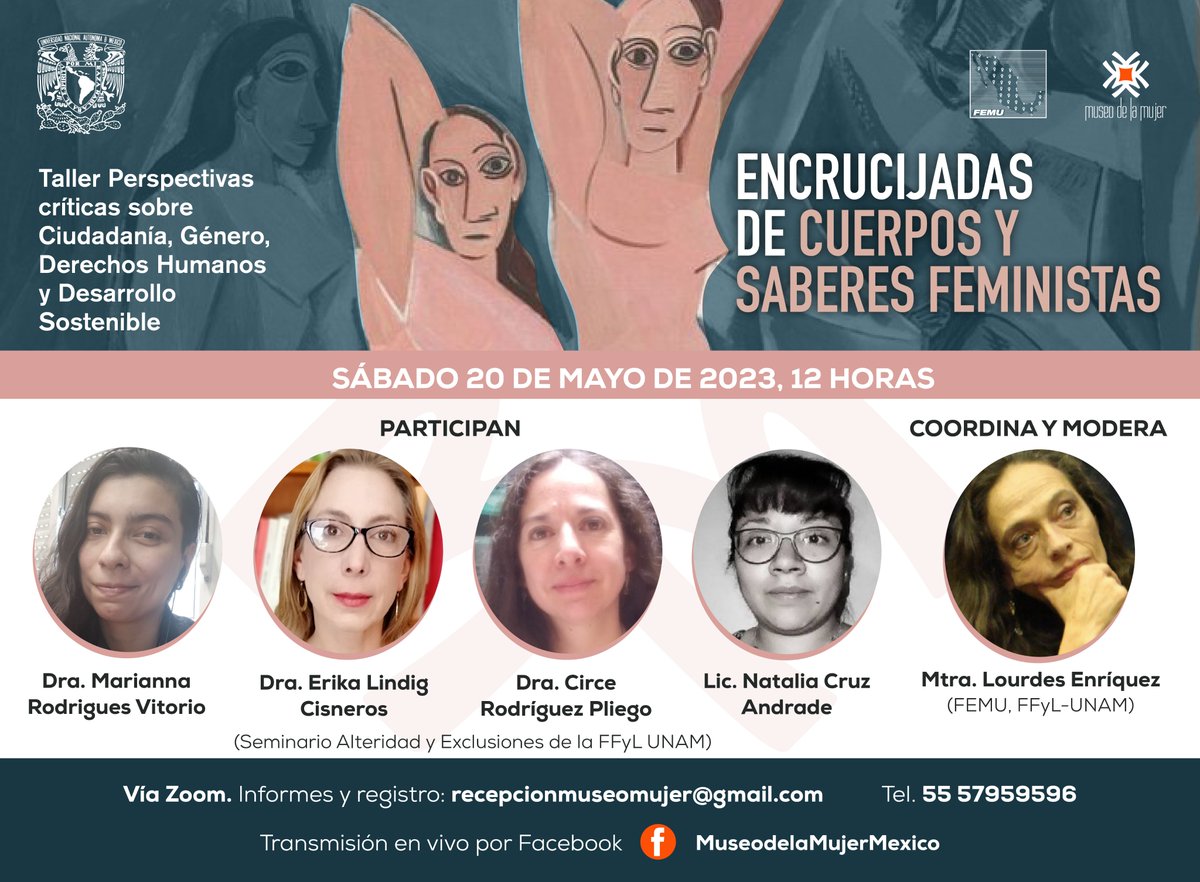 museodelamujer's tweet photo. 📌 Recuerda que mañana sábado tendremos el Taller presencial de "Perspectivas críticas sobre Ciudadanía, Género, Derechos Humanos y Desarrollo Sostenible".
👉 Regístrate al correo recepcionmuseomujer@gmail.com
👉 Deberás indicar el taller, tu nombre completo y teléfono https://t.co/HwFNmhwVJ0