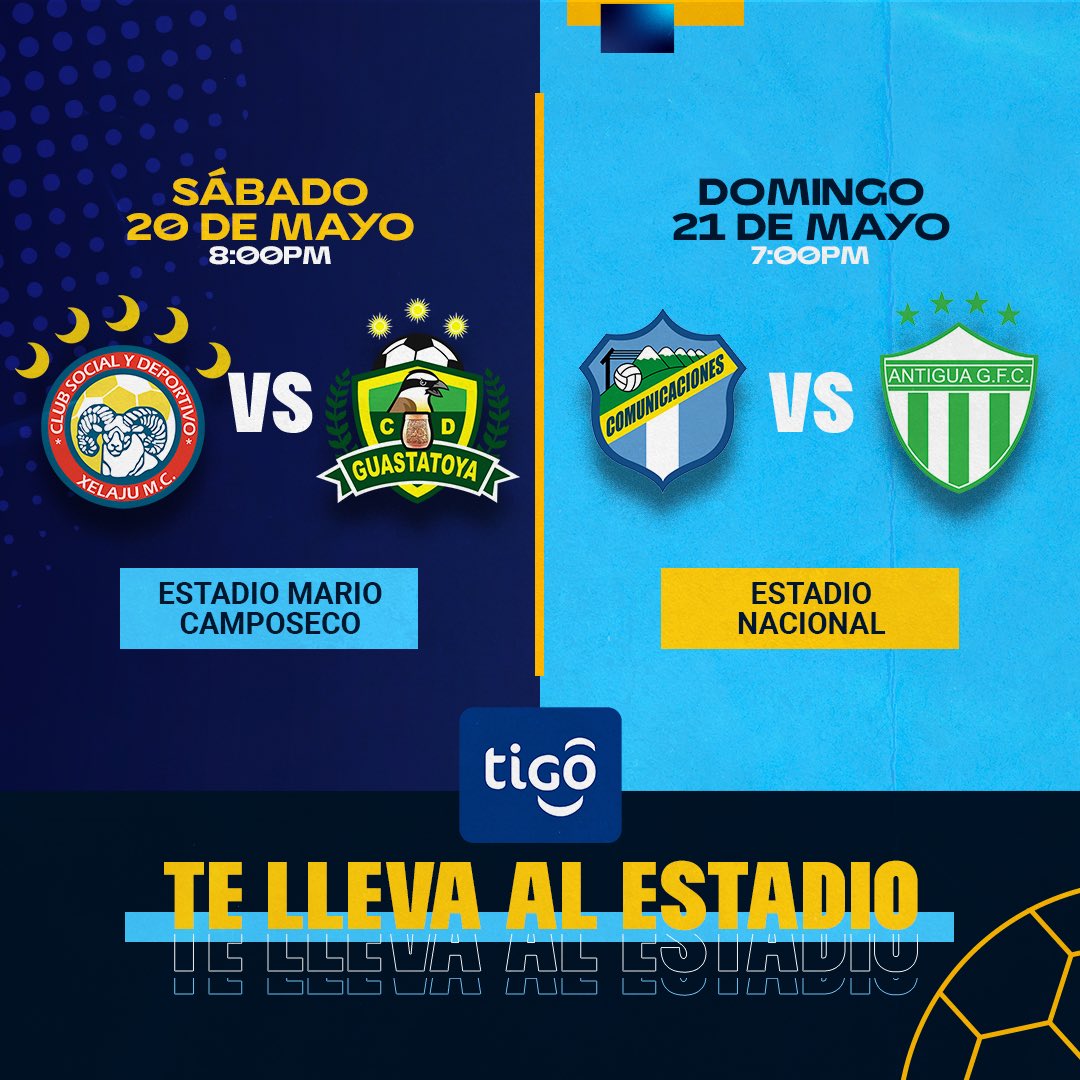 Tigo_GT's tweet photo. ¡Con Tigo al estadio! 🏟️

¿Quieres ir a ver a los súper chivos? ¿A los cremas? ¡Nosotros te llevamos! Solo debes comentar el nombre de tu jugador favorito y acompañarlo del HT #AOtroNivel https://t.co/RdxWsg3OE1