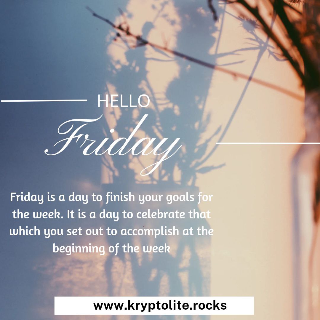Hope you had a great week 😊.
We wish you a #HappyWeekend 
.....with ❤️ from #Kryptolite .

Remember to stake #KRL so you can earn even while partying 🥵 

#Crypto #BlockchainTechnology #defi #cryptocurrency #CryptoCommunity #CryptoNews #CryptoTwitter #BSC #Ethereum #CronosChain