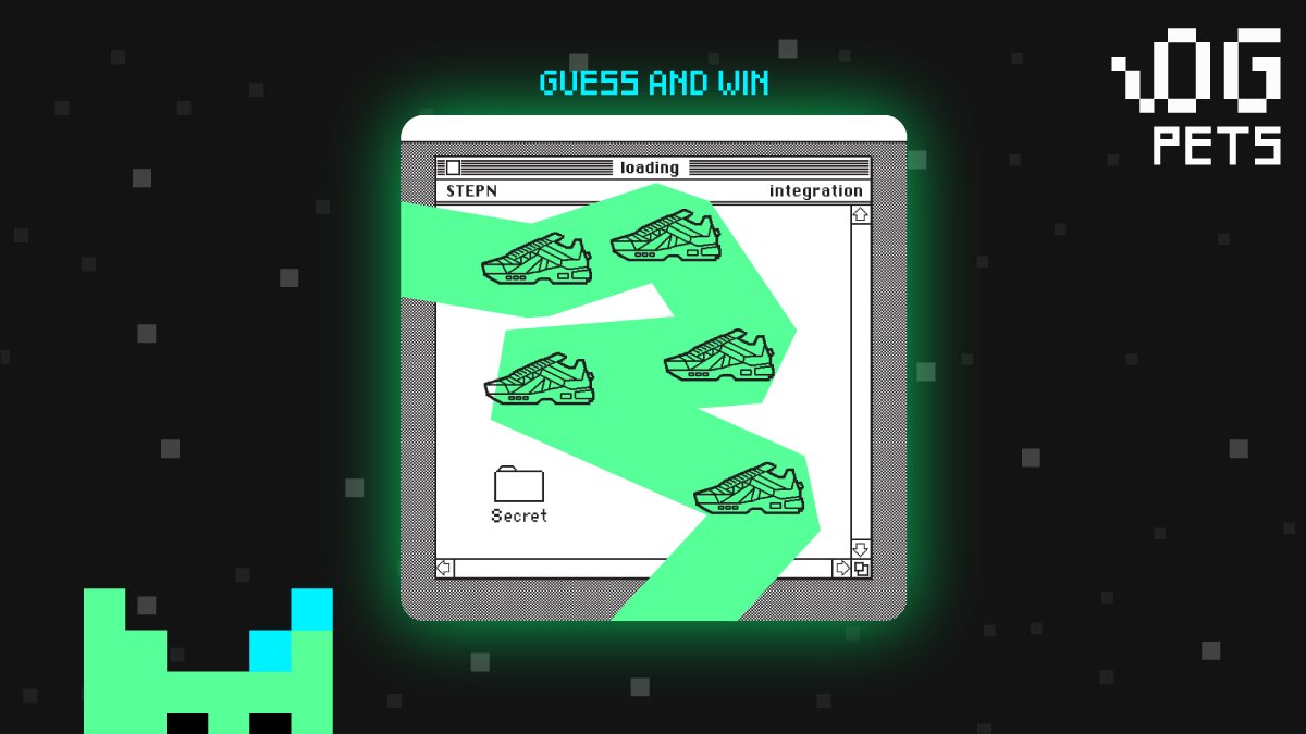 StepnEurope's tweet photo. Something huge is on the horizon and I'm in the dark as much as you are! Get your detective sneakers on, the first person to accurately guess what's coming wins a #STEPN Edition #OGPet.

1️⃣ Like, Retweet &amp; Follow 🔄👍🔔
2️⃣ Comment with your guess about what's coming

LFG 🚀 https://t.co/2EbqEUNaBa