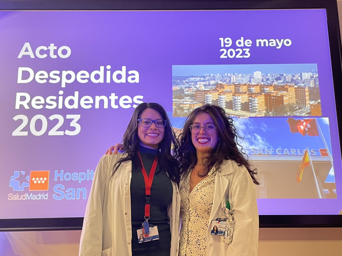 NuclearMadrid's tweet photo. Hoy despedimos en #MedicinaNuclear a nuestras dos R4 @MaglenMeneses y @PatriRomeroFdez. ENHORABUENA y GRACIAS por vuestra vocación, por todo lo que habéis aportado al servicio en vuestros años de formación con nosotros! Sois geniales 🥰 #somosclinico https://t.co/ftSSu8fl6W