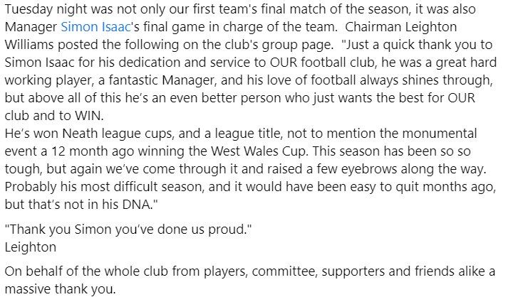 Seven Sisters Onllwyn AFC tweet media