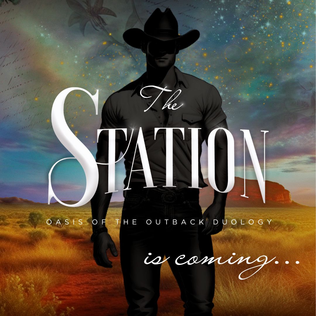 Cover Reveal Time!
The Station: Oasis of the Outback Duology.
Learn more >> melarowe.com/oasis-of-the-o…

#Escape2HEA  |  #TheStation