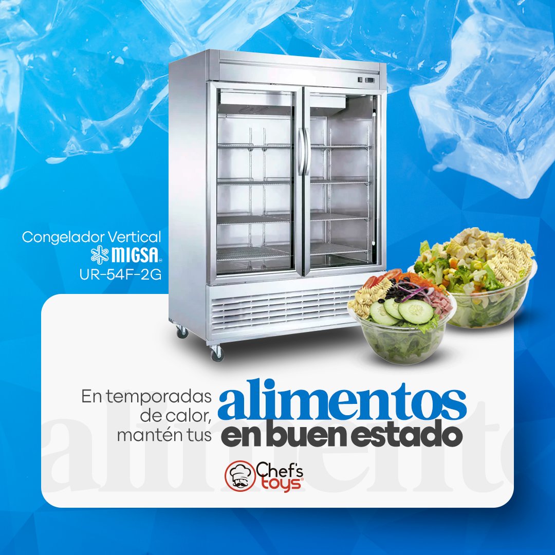 Chefstoysmx's tweet photo. El Congelador Vertical MIGSA UR-54F-2G, la solución perfecta para preservar tus alimentos de forma eficiente y organizada: https://t.co/DPd2Y0JuUb  

Escríbenos al Whatsapp: 📲https://t.co/Gxg9XJTMJL #ChefsToys #TodoParaTuCocina #LosProDeLaCocina #CongeladorVertical https://t.co/MV4rc8fcw8